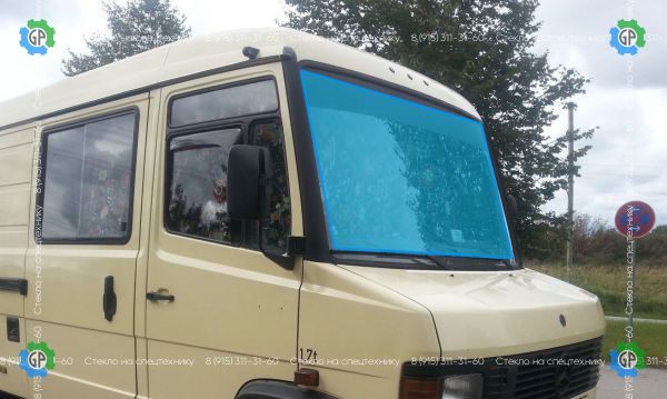 Стекло лобовое для Mercedes 507 /609 / 707 / 711 / 811 2D Truck (86-96) / T2 5D Van (86-96) / Vario High 2/4D Truck (96-) Размер 1883*949 (1986-1996 год)
