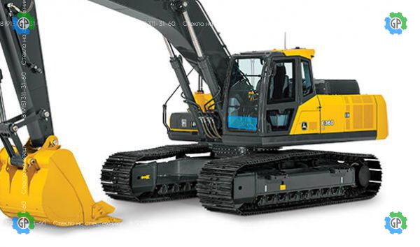 Стекло лобовое нижнее (триплекс) для John Deere 200D LC, 240D LC, 260D LC, 300D LC, 330D LC