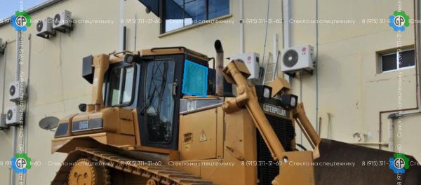 7G-2454, Стекло лобовое (в резинку) (закаленное) для Caterpillar D6R