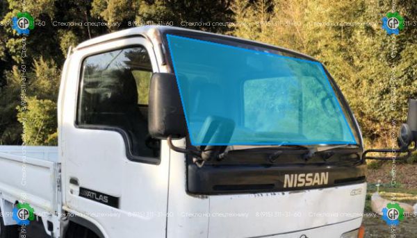 Стекло лобовое для Nissan Atlas / Cabstar Truck / Tagaz Master LC100 (10-) / Yuejin 1041/1042 (04-) Размер 1520*710 (1992 год)