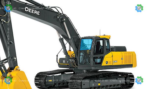 Стекло лобовое верхние (закаленное) для John Deere 200D LC, 240D LC, 260D LC, 300D LC, 330D LC