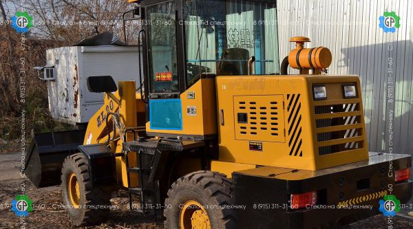 Стекло дверное левое нижнее (закаленное) для Shanlin ZL20