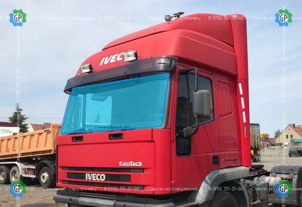 Лобовое стекло для IVECO Evrotech (92-) / Evrotrakker (96-) Размер 2167*823 (1992 год)