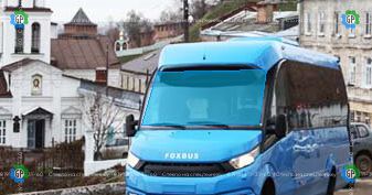 Стекло лобовое для Foxbus (пригородный, туристический) Ворсма (2014-) Размер 2140*930 (2014 год)