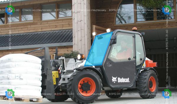 Стекло лобовое (закаленное) для Bobcat T2250