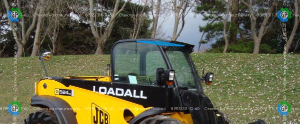 Стекло люка (триплекс) для JCB Loadall 524-50, Loadall 527-55, Loadall 540-40