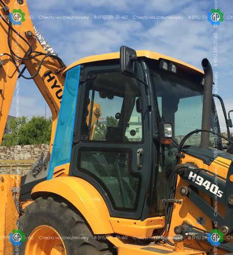 Стекло кузовное правое (закаленное) 71u6-01253 для Hyundai H940S