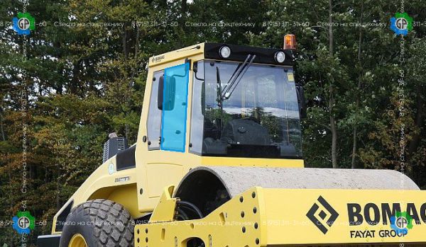 58291102, Стекло правое распашное (закаленное) для Bomag BW 213-216-219 D-4 (2000 год)
