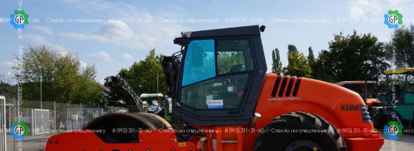 Стекло дверное левое верхние (открывное) (закаленное) для Hamm 3412, 3412 HT, 3416, 3416 HT, 3520, 3520 HT