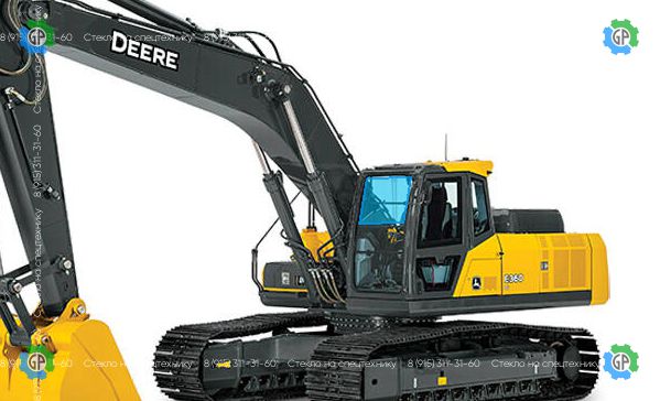 Стекло лобовое верхние (закаленное) для John Deere 200G LC, 240G LC, 260G LC, 300G LC, 330G LC, 360G LC