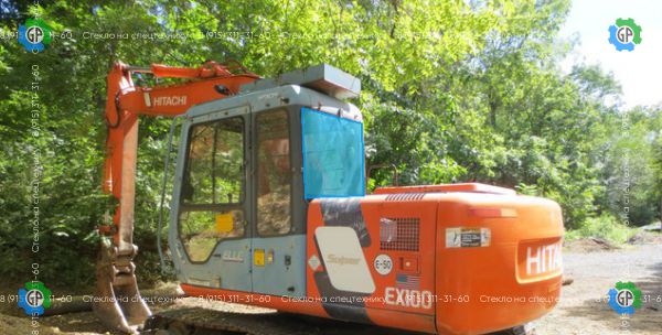 Стекло заднее (закаленное) для Hitachi EX100-3, EX120-3, EX200-3, EX300-3