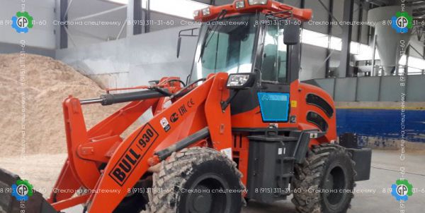 Стекло дверное правое нижнее (закаленное) для Bull SL930
