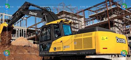 Стекло заднее (закаленное) для John Deere 200D LC, 240D LC, 260D LC, 300D LC, 330D LC