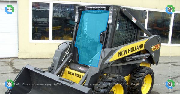Стекло лобовое (триплекс) для New Holland L170, LS170