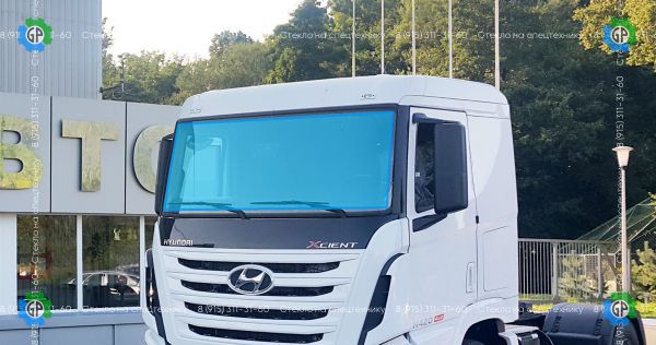 Стекло лобовое для Hyundai Xcient truck Размер 2250*870 (2015 год)