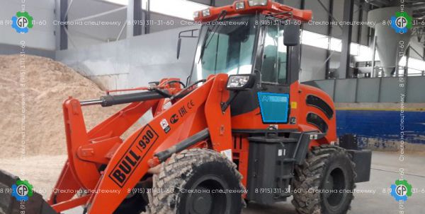 Стекло дверное левое нижнее (закаленное) для Bull SL930