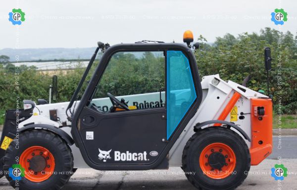 Стекло кузовное заднее левое (закаленное) для Bobcat T2250