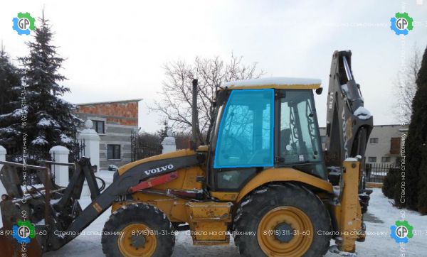 Стекло дверное левое (закаленное) voe15006402 для Volvo BL61 (2003 год), BL71 (2003 год)