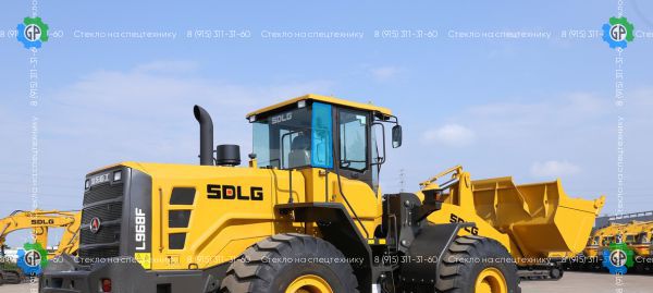 Стекло заднее левое (закаленное) для SDLG LG936L, LG953L, LG968L