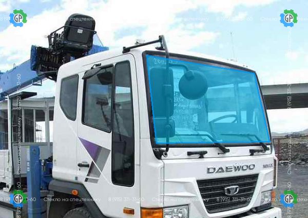 Стекло лобовое для DAEWOO ULTRA Размер 2204*980 (1997 год)
