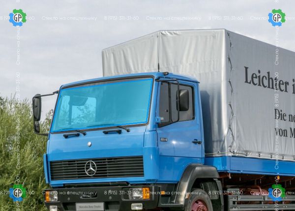 Стекло лобовое для Mercedes LN 673 / LP 813/809/814/1114 2D Truck (84-97) / Vario Low 2/4D Truck (96-) Размер 1886*765 (1984-1997 год)