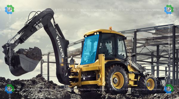 Стекло заднее (закаленное) для Volvo BL61 (2009 год), BL71 (2009 год)