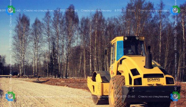 58291091, Стекло заднее левое (закаленное) для Bomag BW 213-216-219 D-4 (2000 год)