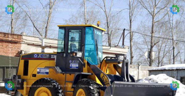 Стекло лобовое правое (закаленное) для XCMG ZL30G