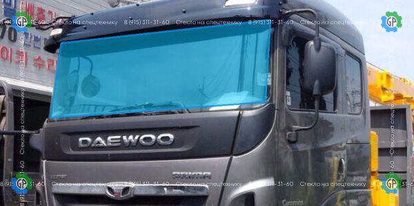 Стекло лобовое для DAEWOO Prima Ultra Truck (широкая кабина) Размер 2360*820 (2010 год)