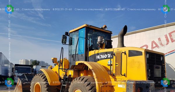 Стекло заднее левое (триплекс) для Hyundai HL760-7a