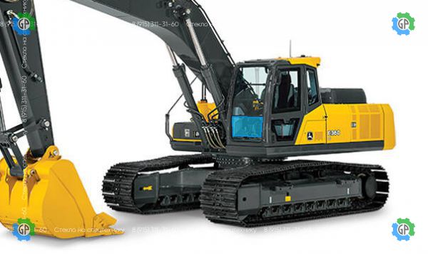 Стекло лобовое нижнее (триплекс) для John Deere 200G LC, 240G LC, 260G LC, 300G LC, 330G LC, 360G LC
