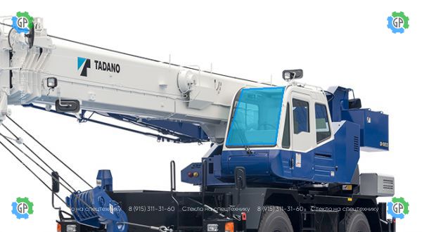 Стекло лобовое для Tadano GR500EX, GR700EX, GR800EX, GT500E, GT700E, GT800E