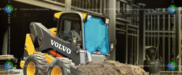 Стекло лобовое (триплекс) для Volvo MC110C, MC115C, MC135C