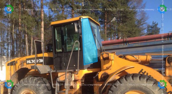 Стекло лобовое правое (триплекс) для Hyundai HL760-7a