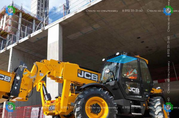 Стекло люка (закаленное) 827/80226 82780226 для JCB Loadall 531-70, Loadall 540-140, Loadall 540-170