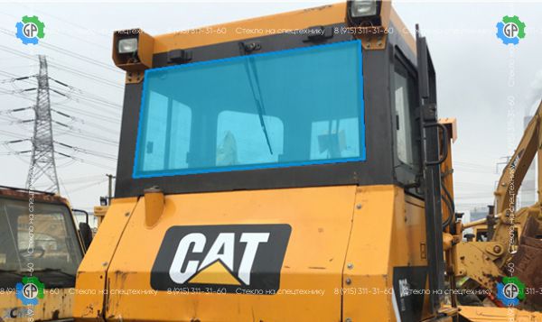 Стекло заднее (закаленное) для Caterpillar D6G-2XL