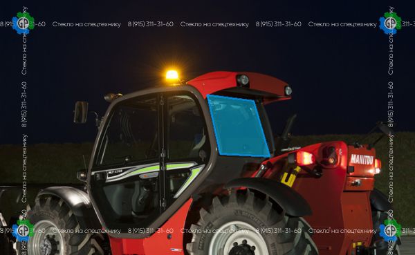 Стекло кузовное заднее (закаленное) для Manitou MLT-X 735LSV