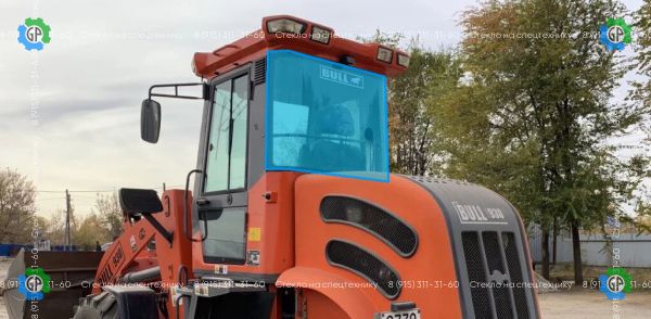 Стекло заднее (триплекс) для Bull SL930