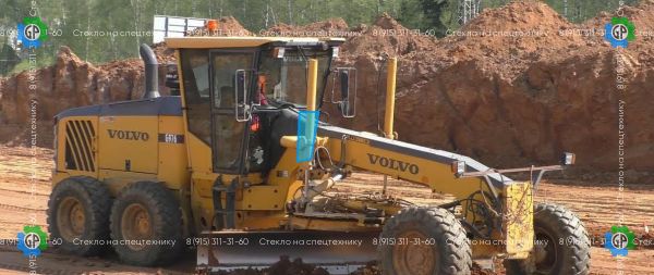 Стекло лобовое нижнее левое (закаленное) для Volvo G976