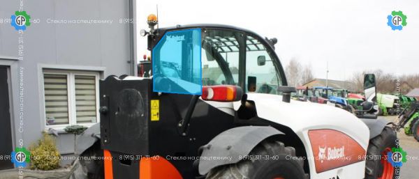 Стекло заднее (закаленное) для Bobcat TL360, TL470