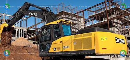 Стекло заднее (закаленное) для John Deere 200G LC, 240G LC, 260G LC, 300G LC, 330G LC, 360G LC