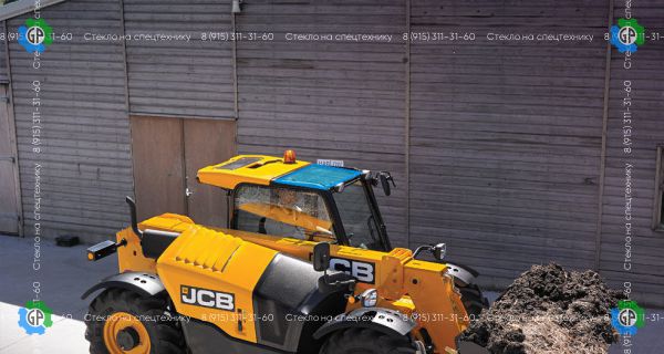 Стекло люка (триплекс) для JCB Loadall 527-58