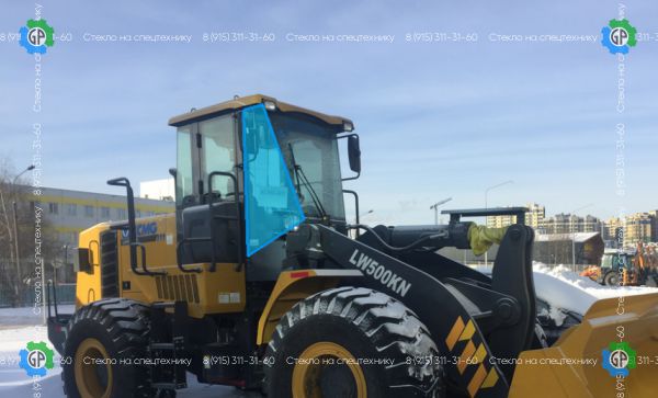 Стекло лобовое правое (закаленное) для XCMG LW500KN