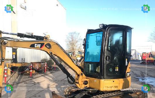 Стекло лобовое верхние (закаленное) для Caterpillar 303.5 DCR
