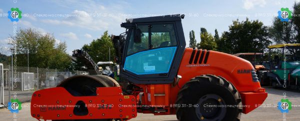 Стекло дверное левое нижнее (закаленное) для Hamm 3412, 3412 HT, 3416, 3416 HT, 3520, 3520 HT
