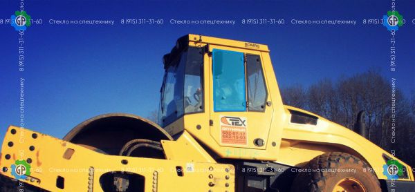 58291103, Стекло дверное левое распашное (закаленное) для Bomag BW 213-216-219 D-4 (2000 год)