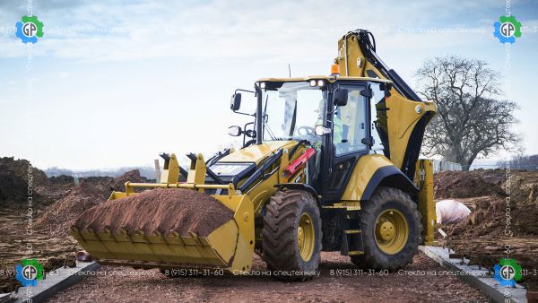 Экскаватор-погрузчик Caterpillar 444F2 (2017 год)