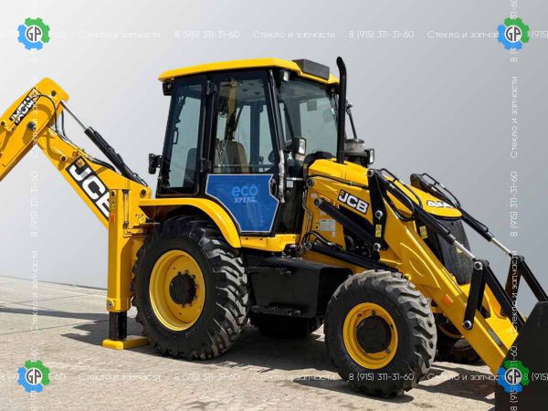 334/Y0834, Стекло двери нижнее для JCB 3CX для JCB 4CX (2015 год)