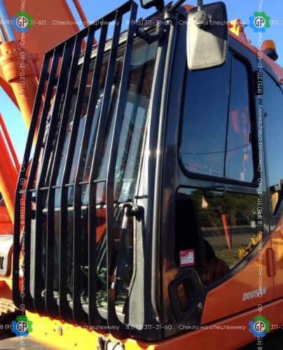 Защита лобового стекла для экскаватора Doosan DX 190/225/300 NLCV для Doosan DX190LCA, DX190W, DX225LCA, DX300 NLCV