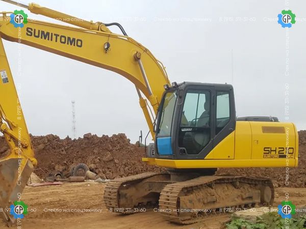 Стекло лобовое нижнее (триплекс) khn15000p для Sumitomo SH 210-5